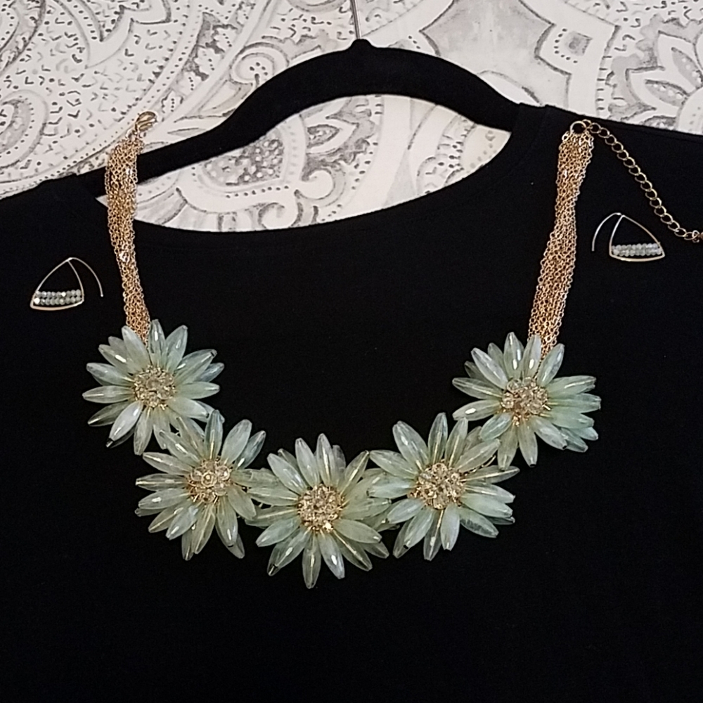 Statement Necklace and Earrings